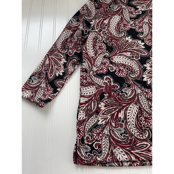 Croft & Barrow Small Petite 3/4 Sleeve Multicolor Blouse 30.7633 - Picture 10 of 12